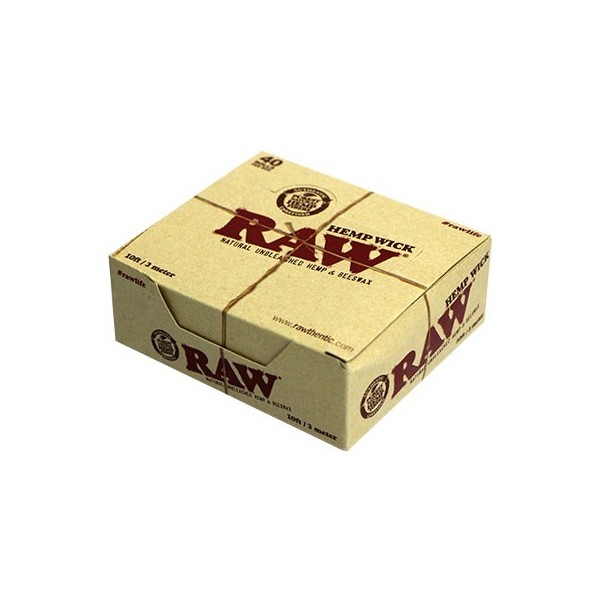 Raw Hemp Wick (Mèche en chanvre) - boîte