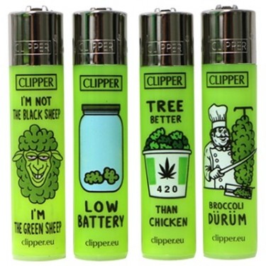 Briquet Clipper - Blagues marijuana