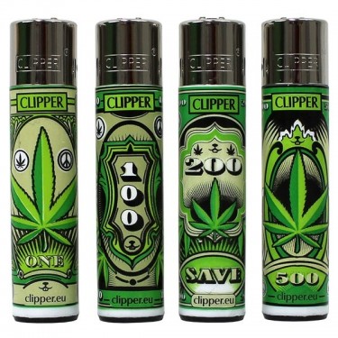 Briquet Clipper - billets de marijuana