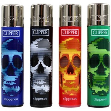 Briquet Clipper - Crânes