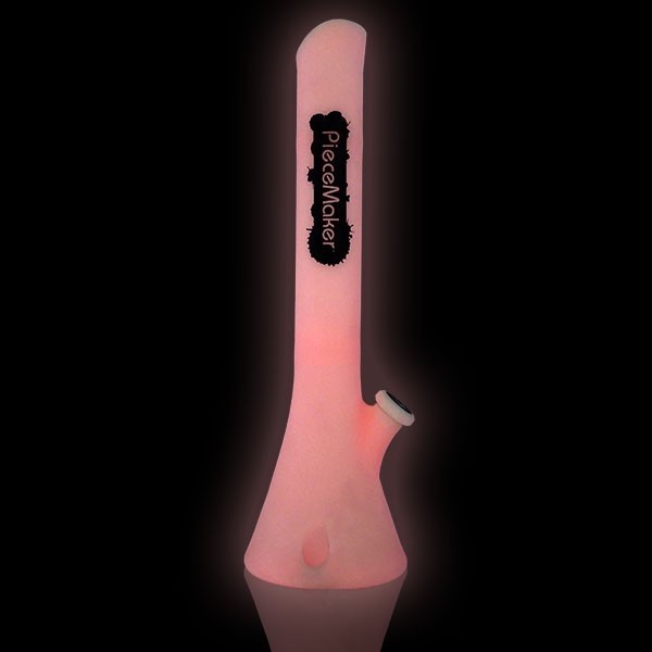 Bong en Silicone Kahuna Rose brillant