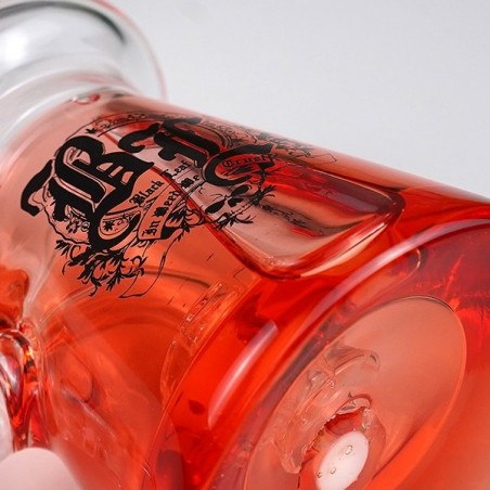 Bong gel refroidissant rouge logo Black Leaf
