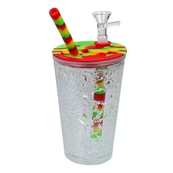 Summer Cooling Kit Freeze Cooiling Cup rouge vert et jaune