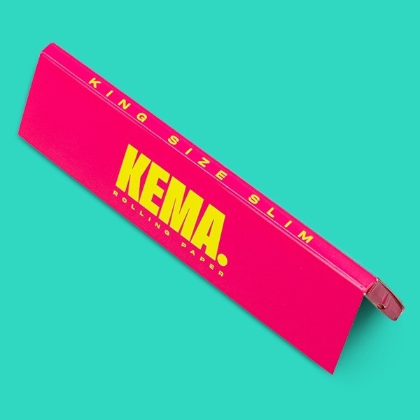 Feuilles à Rouler King Size Slim Rose Kema