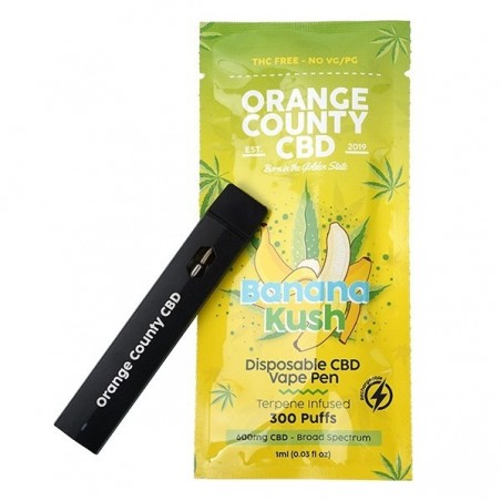 Pod Jetable Orange County CBD Banana Kush