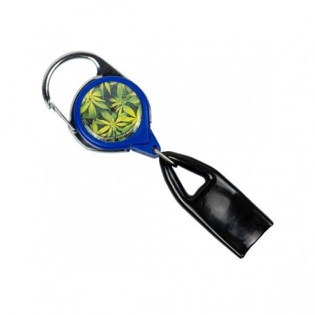 Porte-Briquet Extensible feuilles verte porte-briquet bleu