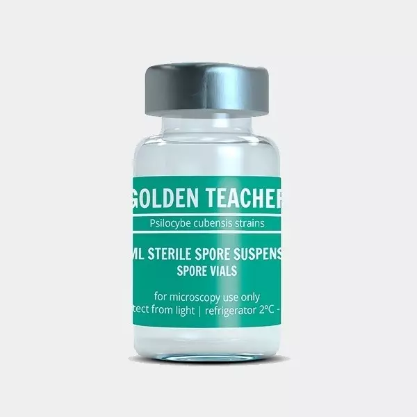 Voir Flacon de Spores Golden Teacher