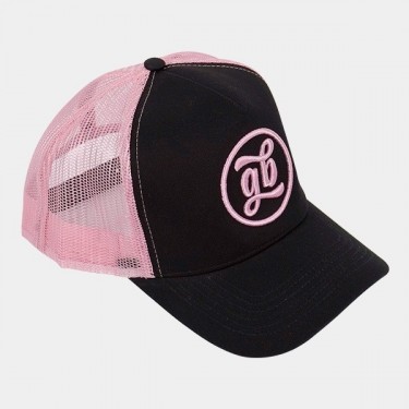 Casquette trucker Logo GB The Green Brand rose