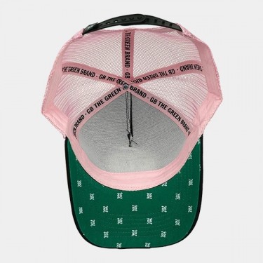 Casquette trucker Logo GB The Green Brand intérieur