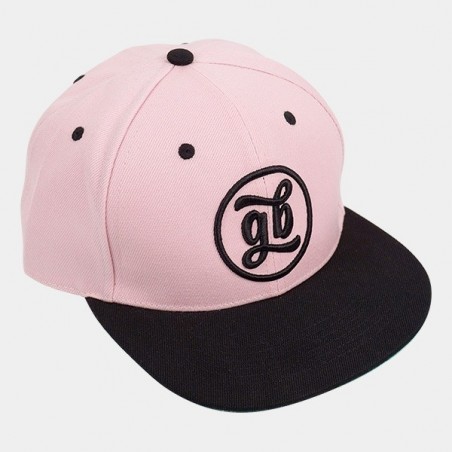 Casquette plate GB The Green Brand rose