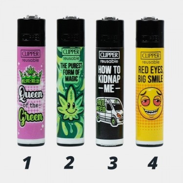 View Briquet Clipper Weed Slogan 14