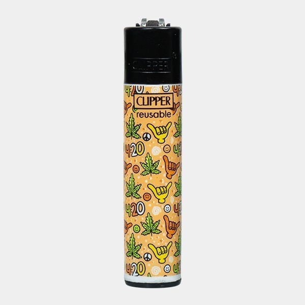 Briquet Clipper Leaf Pattern 2
