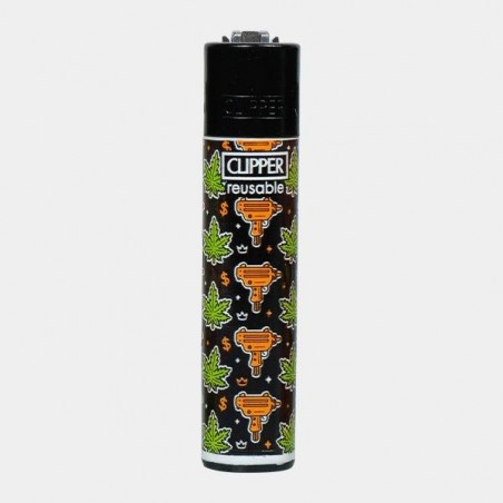 Briquet Clipper Leaf Pattern 3
