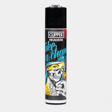 Briquet Clipper She Skull - GB The Green Brand