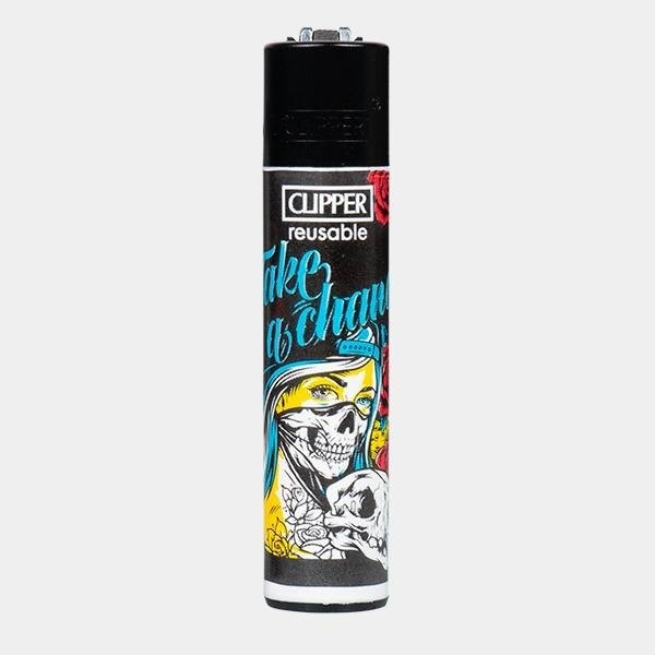 Briquet Clipper She Skull - GB The Green Brand