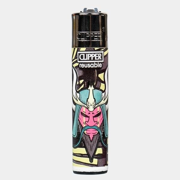 Briquet Clipper Samurai Masks - GB The Green Brand