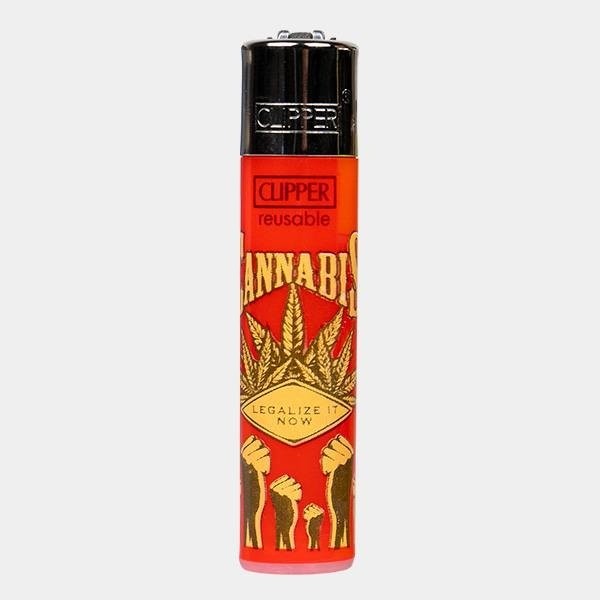 Briquet Clipper Leaves Justice - GB The Green Brand