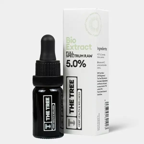 Voir Huile CBD Raw 5 % The Tree - GB The Green Brand