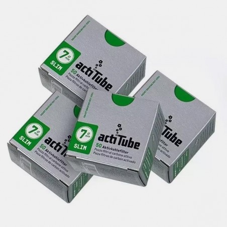 Pack Filtres ActiTube Slim 50 x 4 - GB The Green Brand