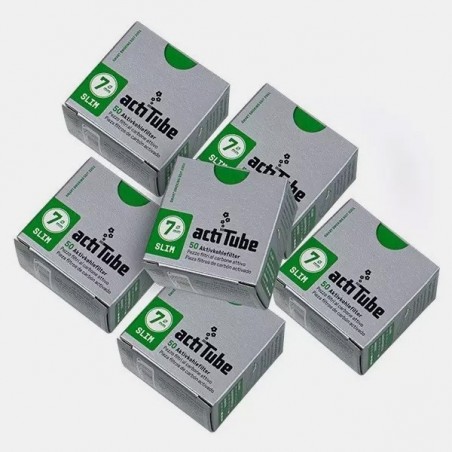 Pack Filtres ActiTube Slim 50 x 6 - GB The Green Brand
