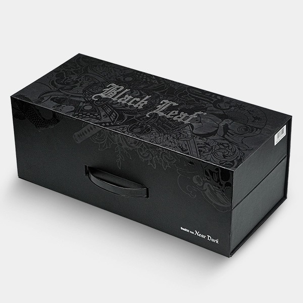 Bong avec mallette Ronin et Geisha Black Leaf - GB The Green Brand