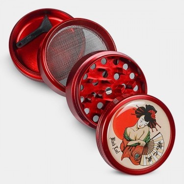 Bong avec mallette Ronin et Geisha Black Leaf - GB The Green Brand