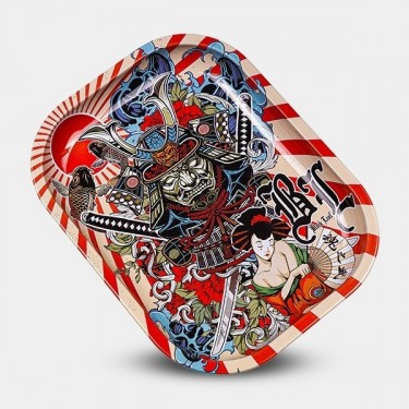 Bong avec mallette Ronin et Geisha Black Leaf - GB The Green Brand