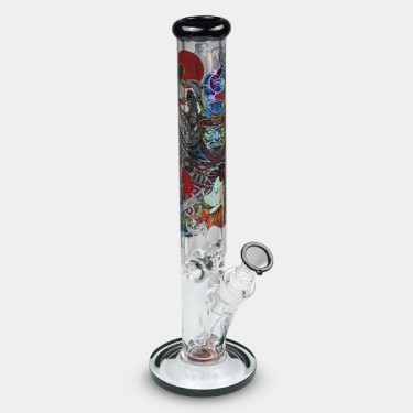 Bong avec mallette Ronin et Geisha Black Leaf - GB The Green Brand