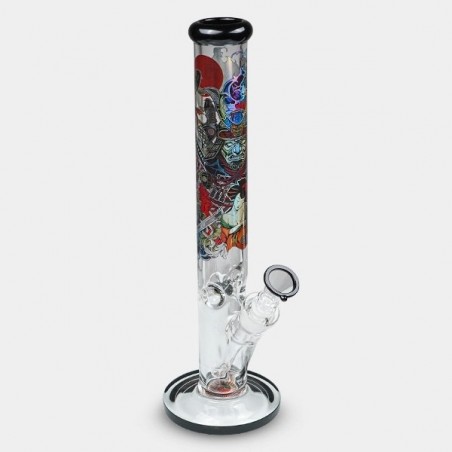 Bong avec mallette Ronin et Geisha Black Leaf - GB The Green Brand