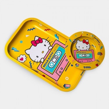 Kit Hello Kitty Best Hits Plateau à rouler moyen + Cendrier - GB The Green Brand