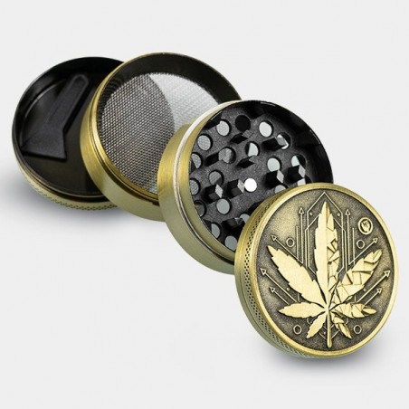 Grinder Fire-Flow Feuille 4 Parties - GB The Green Brand