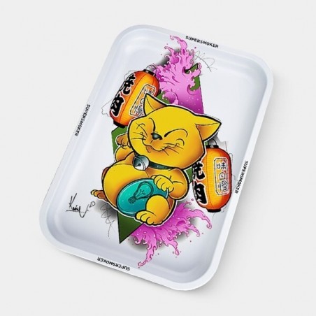 Plateau à rouler Kaone 'Lucky Cat' avers