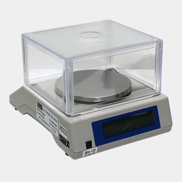 Balance à double écran WT3002A, vue arrière