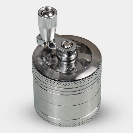 Grinder manuel noir 40mm 4 parties - GB The Green Brand