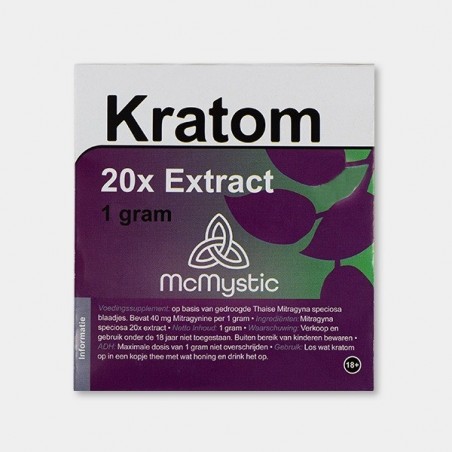 Extrait de Kratom x20 avec l'alcaloïde Mitragynine - GB The Green Brand
