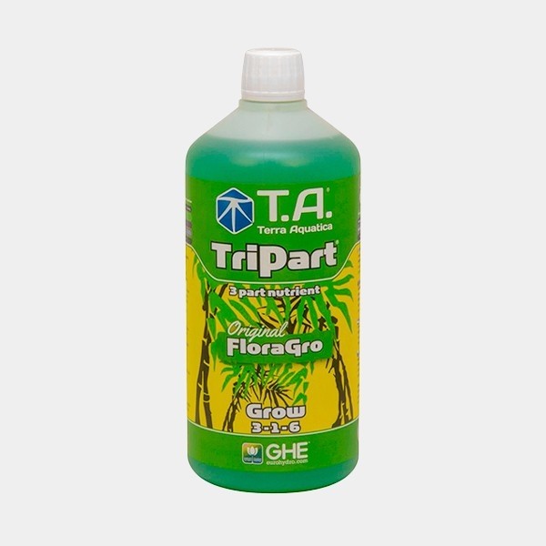 Voir TriPart Grow avant FloraGro de TerraAquatica - Grow Barato