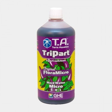 TriPart Micro HW avant FloraMicro SW - Grow Barato
