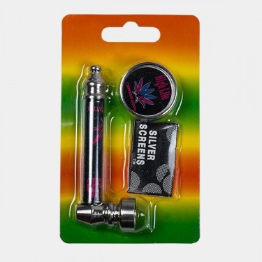 Kit Pipe + Grinder + Grilles Plates + Étui - Grow Barato