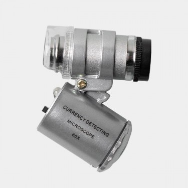 Microscope Mini 60x équipé de LEDs blancs - Grow Barato