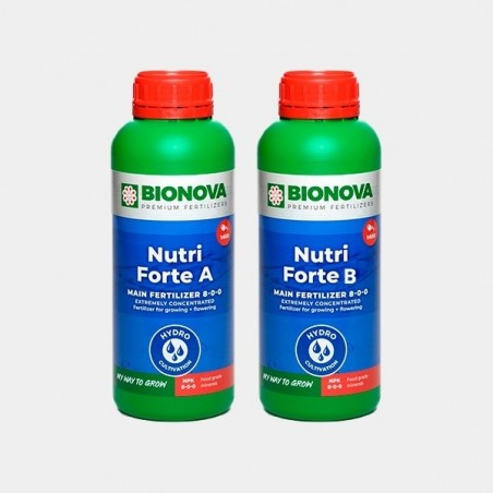 Nutri Forte A+B de Bio Nova pour hydroponie - Grow Barato