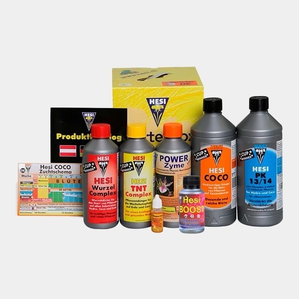 Voir Starter Box Coco pack d'engrais de Hesi - Grow Barato