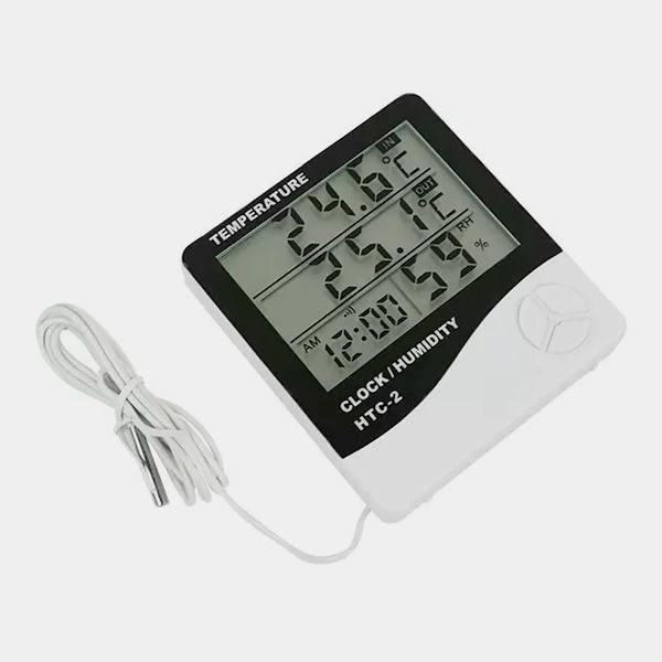 Thermo-hygromètre numérique avec sonde (grand écran)