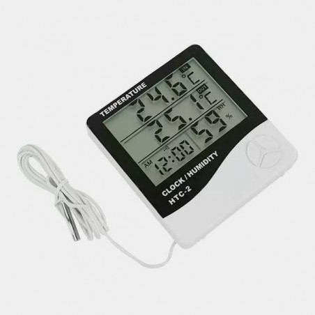 Thermo-hygromètre numérique avec sonde (grand écran)
