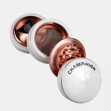 Grinder Champ High Porcelaine blanche 63 mm - Grow Barato