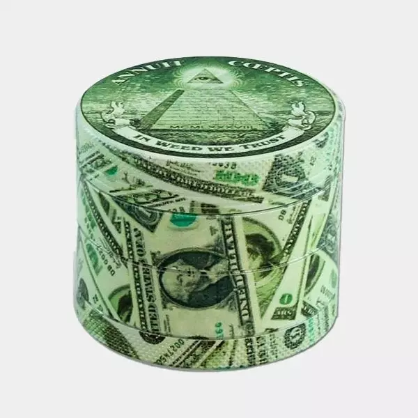 Voir Grinder Black Leaf Dollar 4 parties - The Green Brand