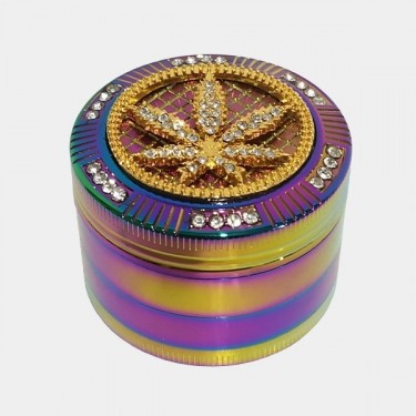 Grinder Rainbow Bling Bling 【avec pollinisateur】- Growbarato