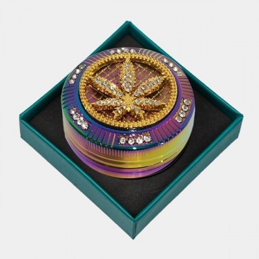 Grinder Rainbow Bling Bling 【avec pollinisateur】- Growbarato