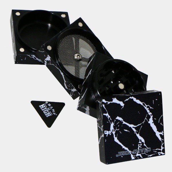 Grinder marbre 4 parties 50 mm Champ High - Grow Barato