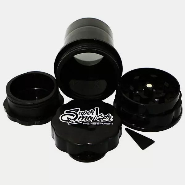 Grinder SuperHerb Safer de Super Smoker - Grow Barato