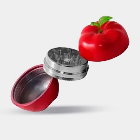 Grinder Pomme rouge ouvert